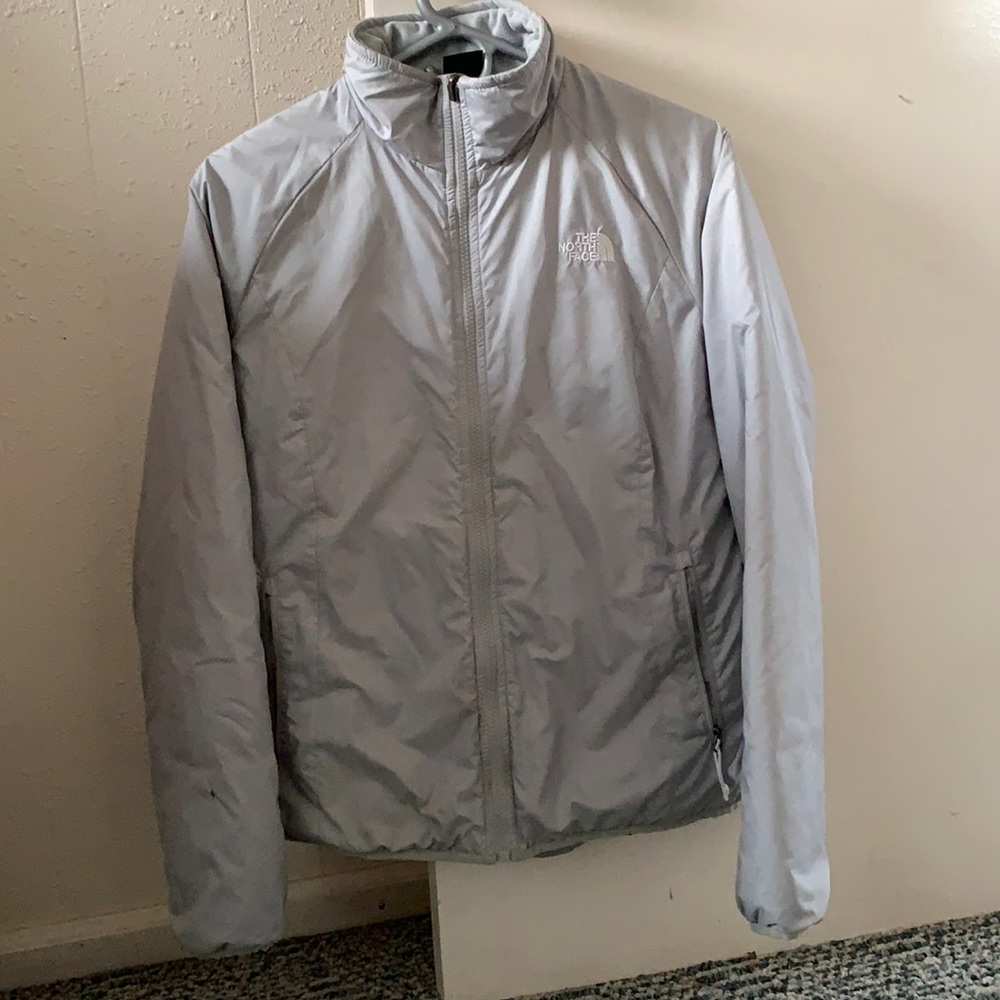Light grey North face jacket